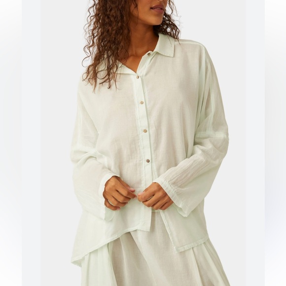 Free People Tops - NWT Free People Heat of the Night Shirt